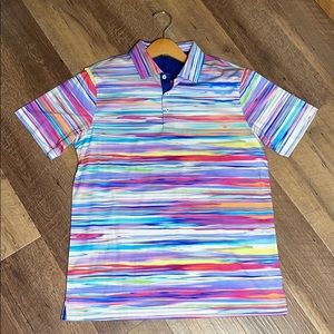 Bugatchi short sleeve performance polo